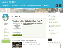 Tablet Screenshot of claret.fr